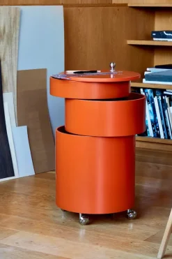 Barboy Sidebord, hvid af Verner Panton