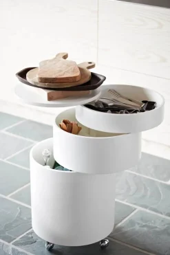 Barboy Sidebord, hvid af Verner Panton