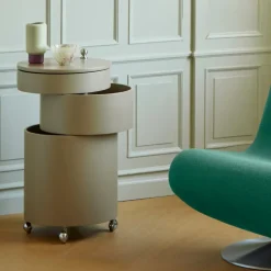 Barboy Sidebord, hvid af Verner Panton