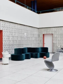 Barboy Sidebord, hvid af Verner Panton