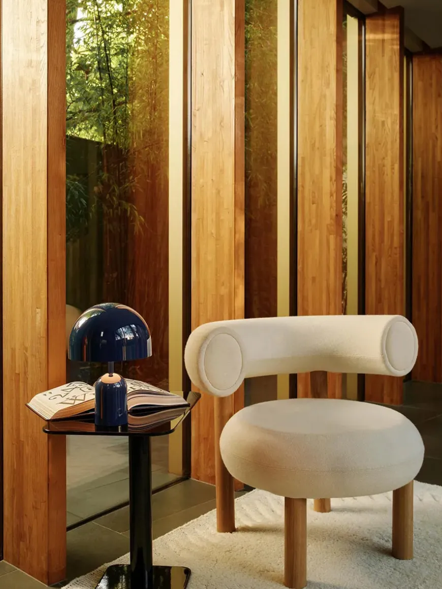 Bell Portable Bordlampe, grey fra Tom Dixon