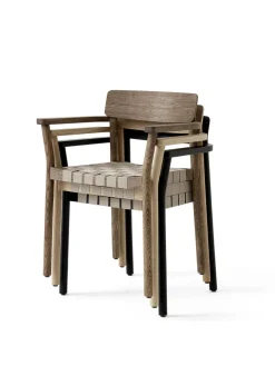 Betty TK9 Spisebordsstol, sortlakeret eg fra &Tradition