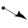 Big Wall Lamp w/1 Arm, 2 Rotula af Serge Mouille
