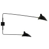Big Wall Lamp w/2 Rotating Straight Arms af Serge Mouille