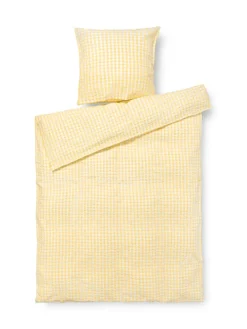 Bæk & Bølge Sengetøj, blå/birk fra Juna