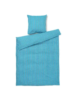 Bæk & Bølge Sengetøj, grøn/soft pink fra Juna