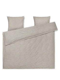 Bæk & Bølge Sengetøj, grøn/soft pink fra Juna