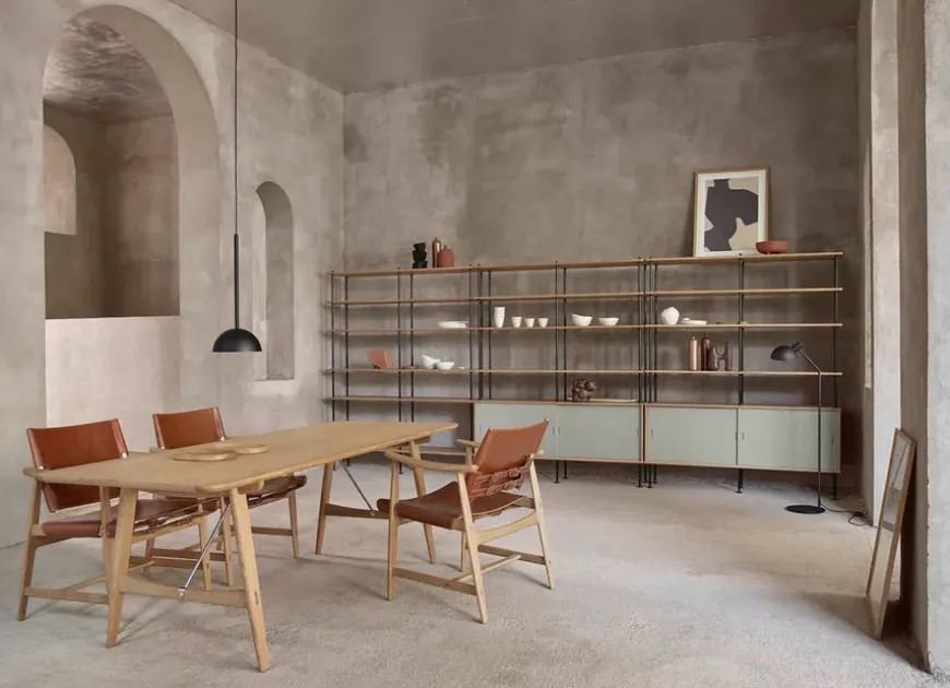 BM0253-4 Reol af Børge Mogensen