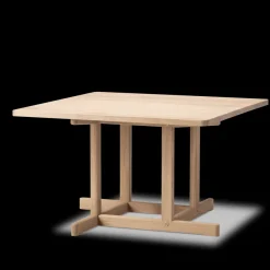 BM80 Shaker sofabord, firkantet af Børge Mogensen