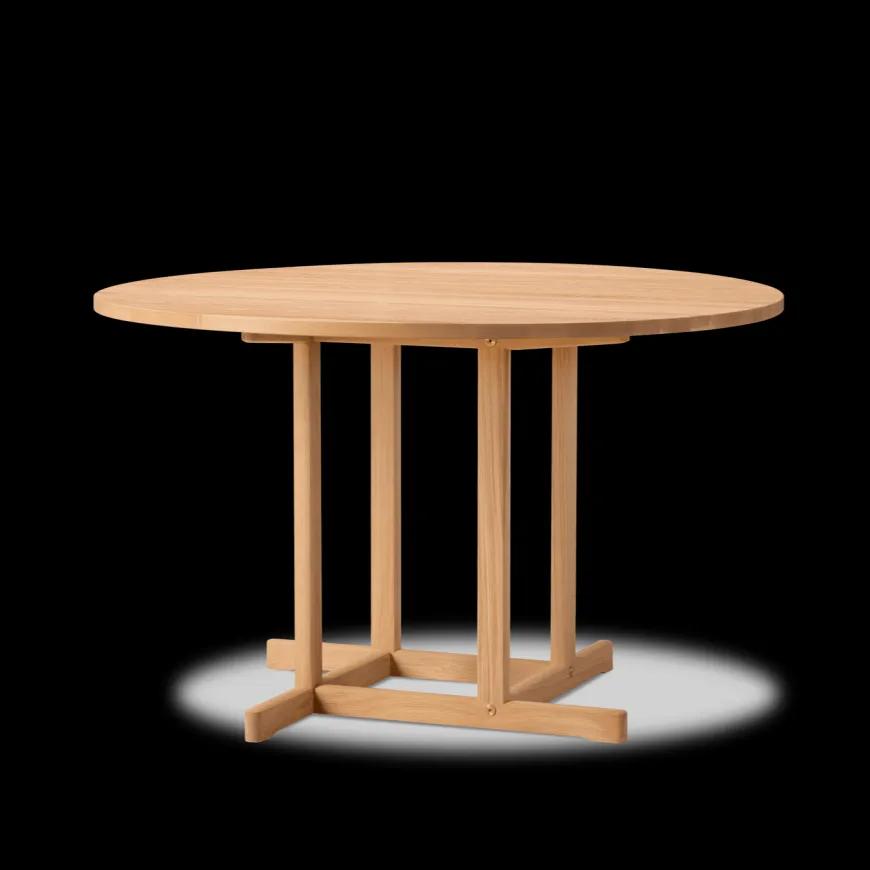 BM80 Shaker spisebord, firkantet af Børge Mogensen