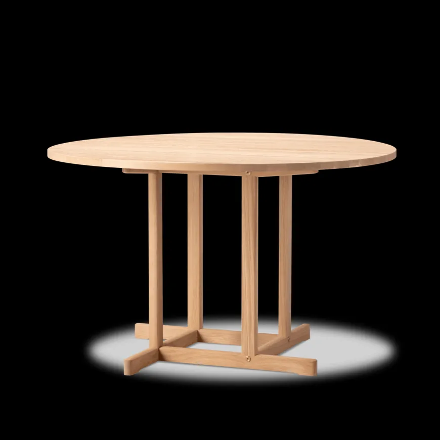 BM80 Shaker spisebord, firkantet af Børge Mogensen