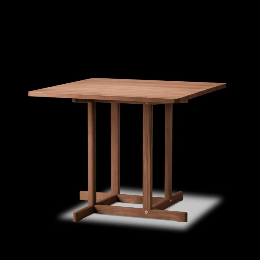 BM80 Shaker spisebord, firkantet af Børge Mogensen