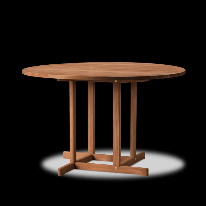 BM80 Shaker spisebord, rundt af Børge Mogensen