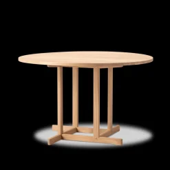 BM80 Shaker spisebord, rundt af Børge Mogensen
