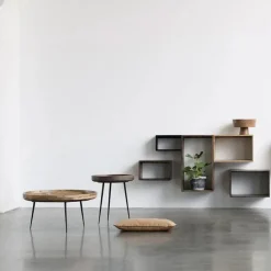 Bowl table coffee waste grey fra Mater