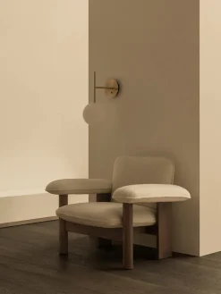 Brasilia Lounge Chair, low back, sheepskin fra Audo Copenhagen