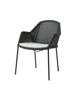 Breeze Havestol m. Armlæn, stabelbar fra Cane-line