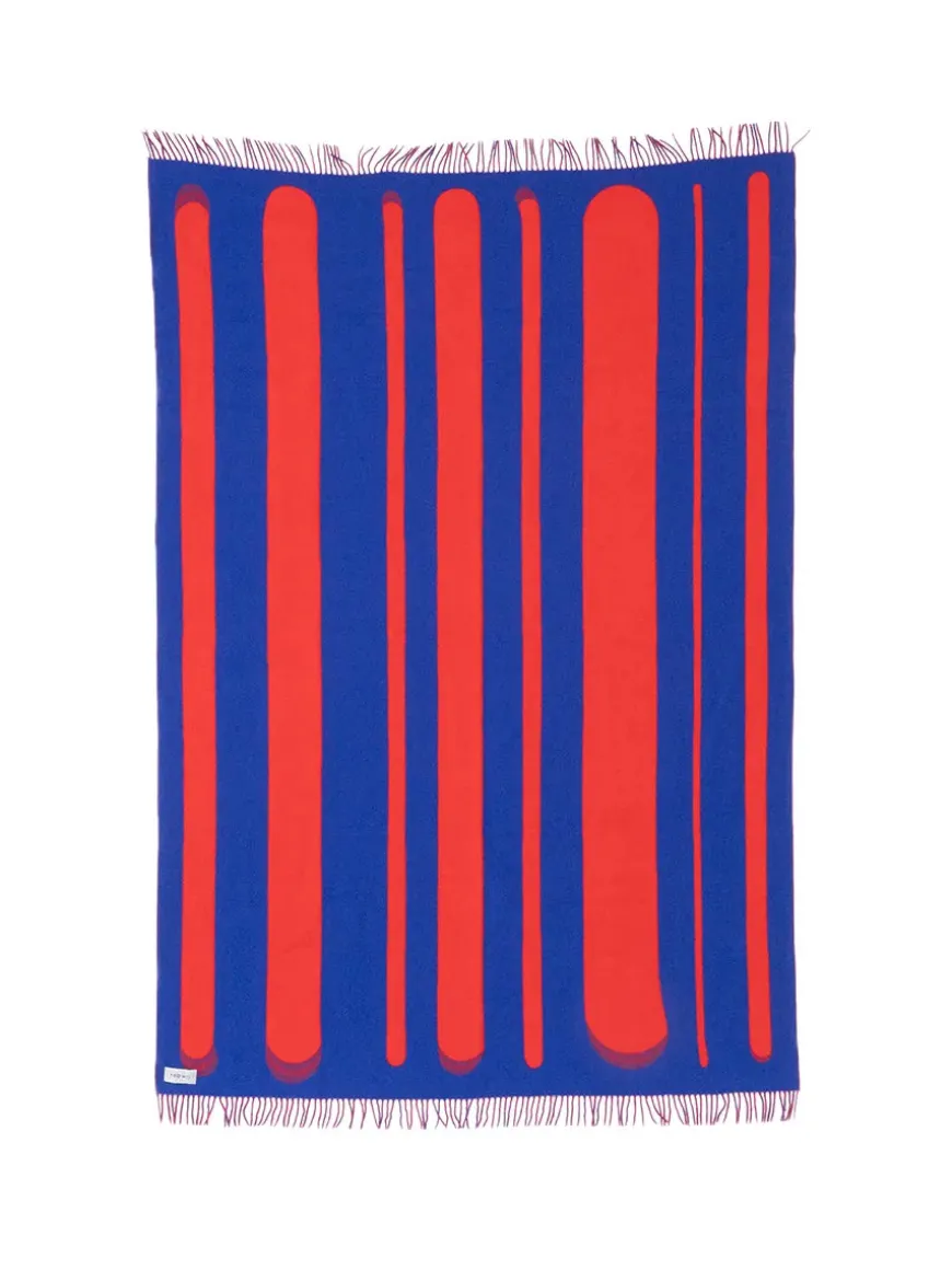 Brush Plaid, blue/red fra raawii