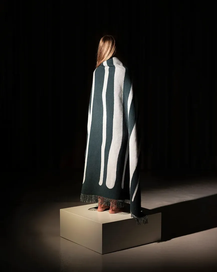 Brush Plaid, blue/red fra raawii