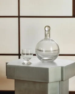 Bubble Glass Carafe Round fra Louise Roe