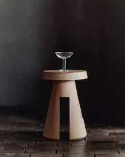 Bubble Glass Champagne Coupe, plain top fra Louise Roe