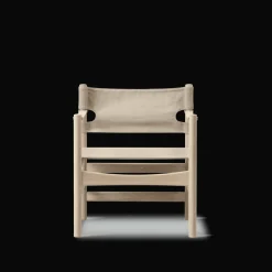 Canvas 21 stol, sortlakeret eg af Børge Mogensen