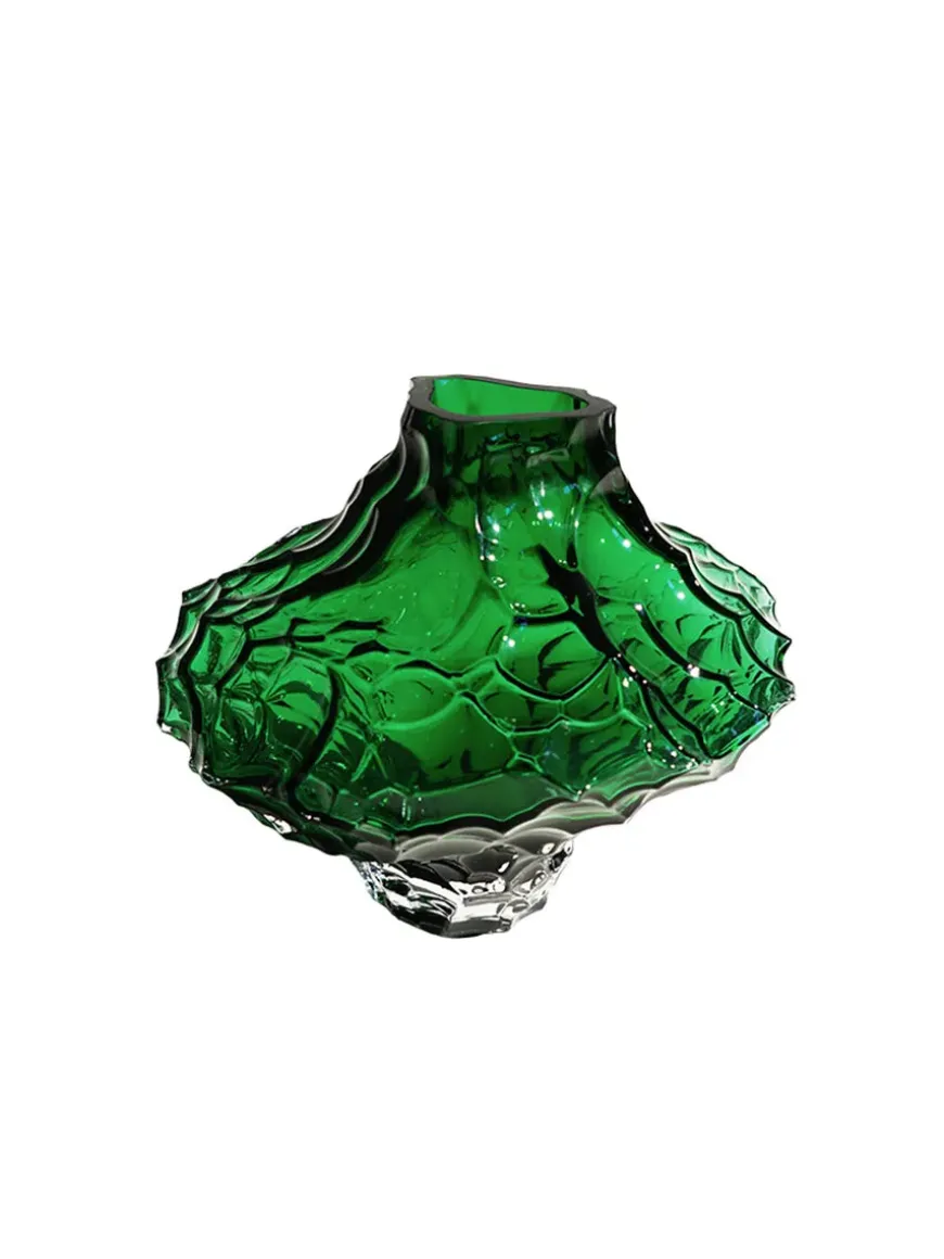 Canyon Vase Large, clear fra Hein studio
