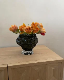 Canyon Vase Medium, clear fra Hein studio