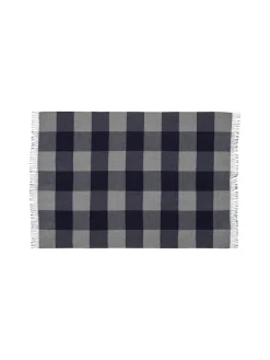 Caracas Plaid, marina fra Silkeborg Uldspinderi