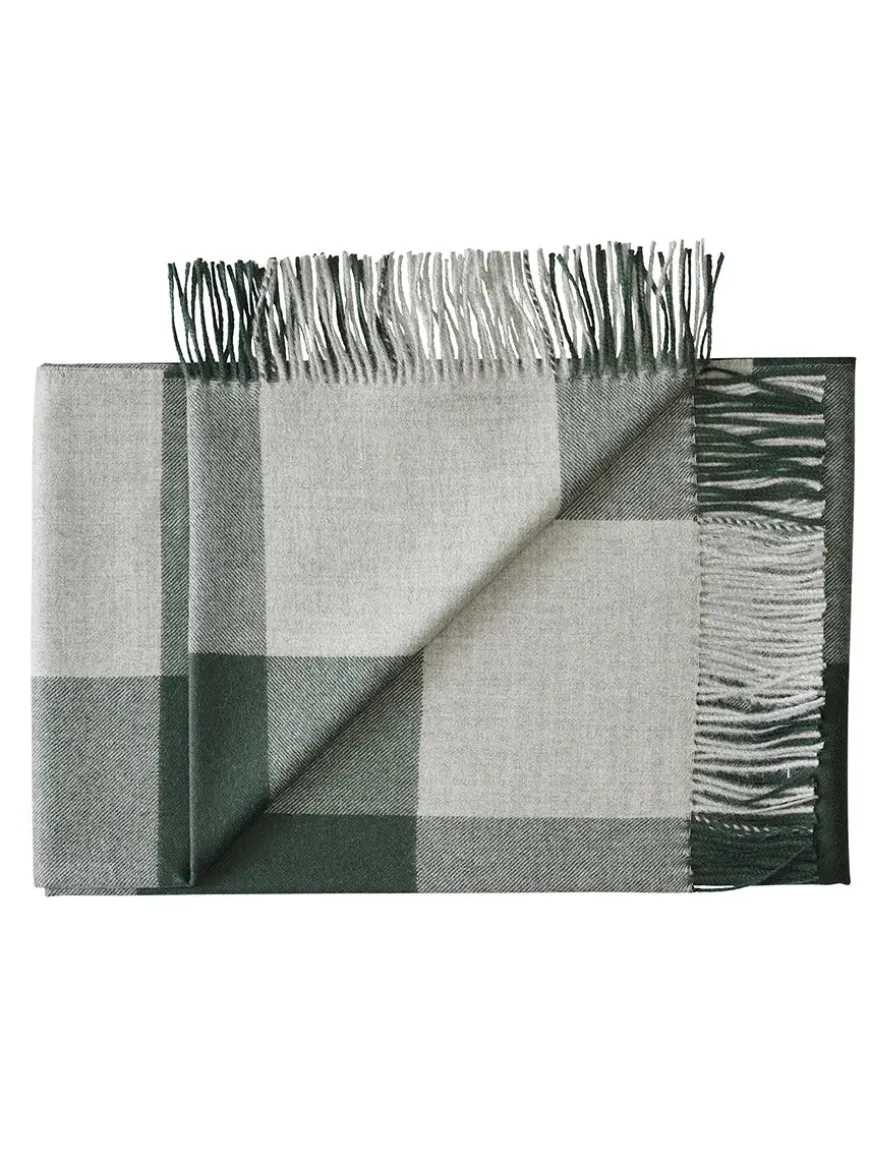 Caracas Plaid, marina fra Silkeborg Uldspinderi