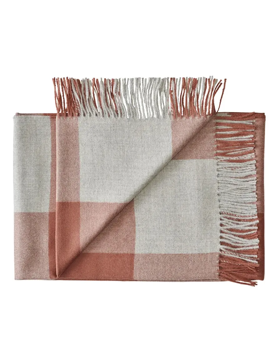 Caracas Plaid, marina fra Silkeborg Uldspinderi