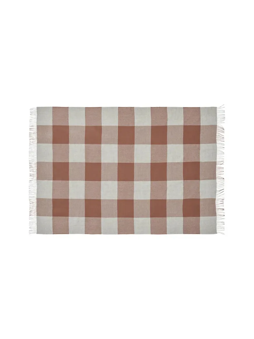 Caracas Plaid, marina fra Silkeborg Uldspinderi