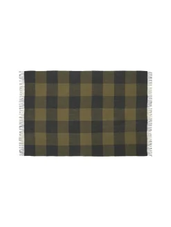 Caracas Plaid, rosewood fra Silkeborg Uldspinderi