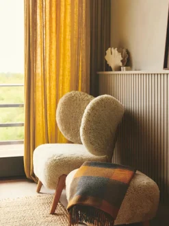 Caracas Plaid, umber fra Silkeborg Uldspinderi