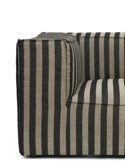 Catena Sofa Center Louisiana, sand/black fra Ferm Living