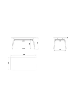 C35B Spisebord fra FDB Møbler