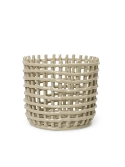Ceramic Basket, oval fra Ferm Living