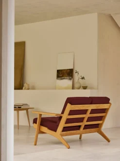 CH292 2 pers. sofa, eg olie af Hans J. Wegner