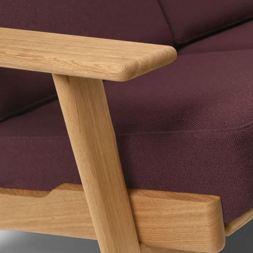 CH292 2 pers. sofa, eg olie af Hans J. Wegner