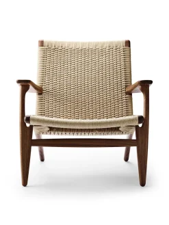 CH25 Loungestol, eg olie af Hans J. Wegner