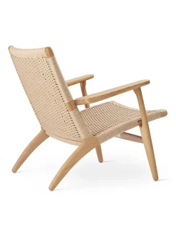 CH25 Loungestol, valnød olie af Hans J. Wegner