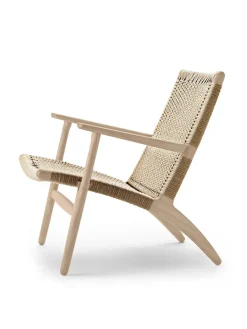CH25 Loungestol, valnød olie af Hans J. Wegner