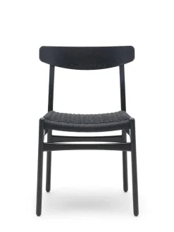 CH23 Spisestol, eg hvidolie af Hans J. Wegner