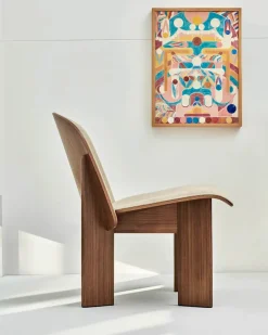 Chisel Lounge Chair m/polstring fra Hay