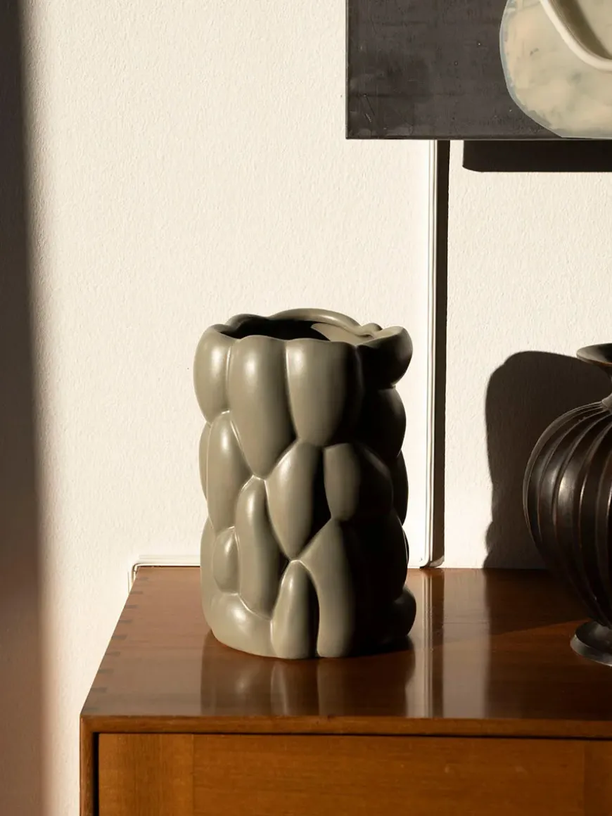 Cloud Vase, vaporous grey fra raawii