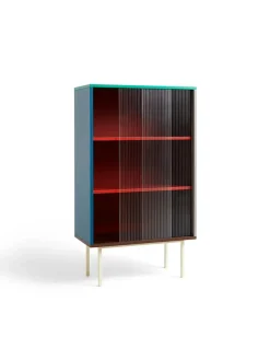 Colour Cabinet, large med glasdøre fra Hay