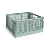 Colour Crate Large Square, Sage green fra Hay