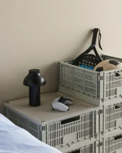 Colour Crate Large Square, Sage green fra Hay