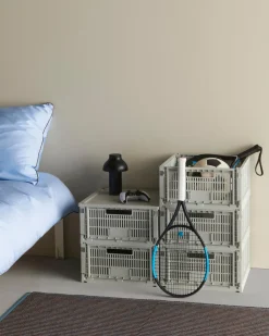 Colour Crate Large Square, Sage green fra Hay