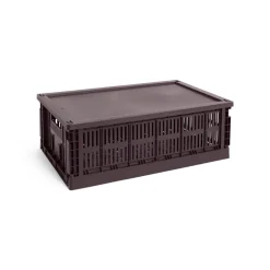 Colour crate låg, Medium Square/Cube fra Hay
